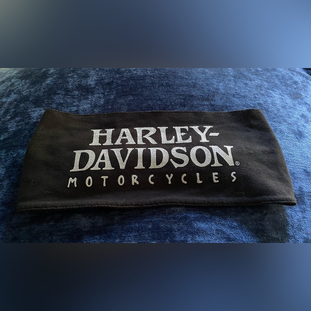 Harley-Davidson Black and Silver Headband